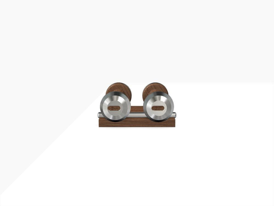 Custom COLMIA™ Dumbbells PAIR WITH A WOODEN STAND - Ref: HCY4G6