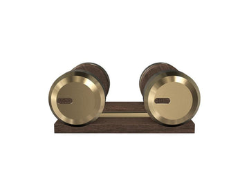 Custom COLMIA™ Dumbbells PAIR WITH A WOODEN STAND - Ref: LI149Y