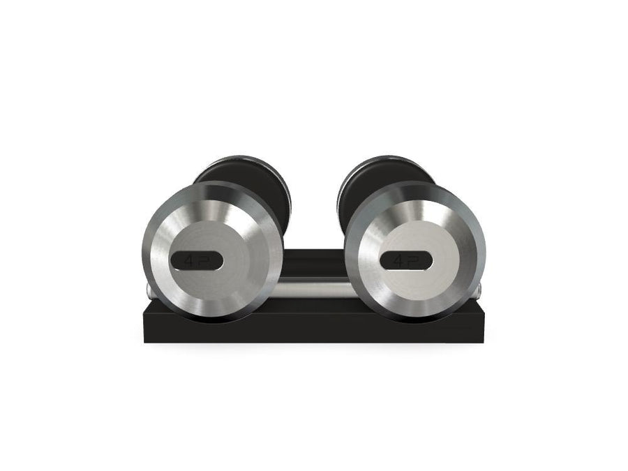 Custom COLMIA™ Dumbbells PAIR WITH A WOODEN STAND - Ref: WMEEUR