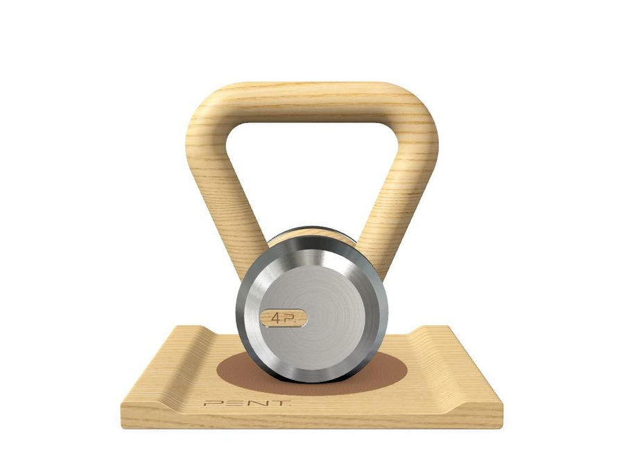 Custom KETTLEBELL WITH A WOODEN STAND - Ref: 9BJPNE