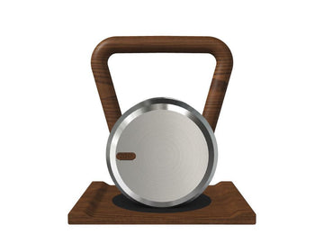 Custom KETTLEBELL WITH A WOODEN STAND - Ref: C7PM02