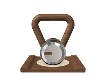 Custom KETTLEBELL WITH A WOODEN STAND - Ref: CETTD4