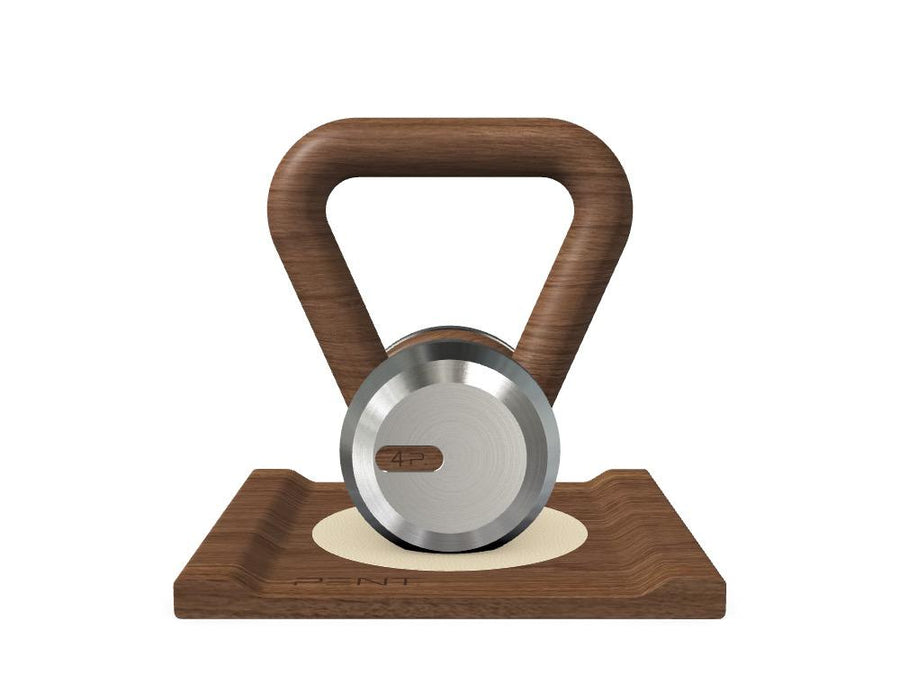 Custom KETTLEBELL WITH A WOODEN STAND - Ref: CETTD4