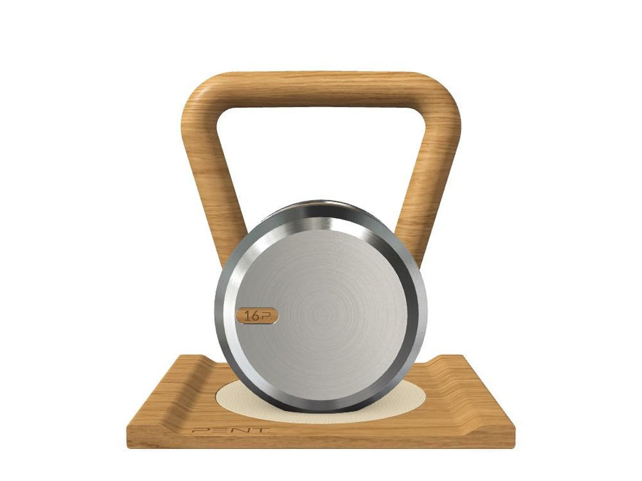 Custom KETTLEBELL WITH A WOODEN STAND - Ref: F9XUT5