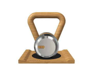 Custom KETTLEBELLS WITH A WOODEN STAND - Ref: FJGWPC