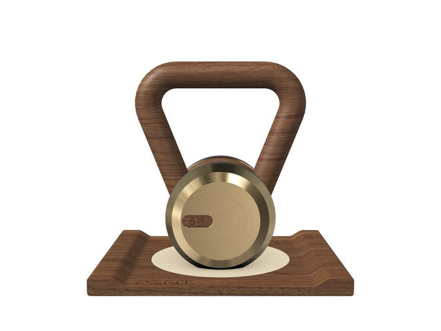 Custom KETTLEBELL WITH A WOODEN STAND - Ref: FZUEM1