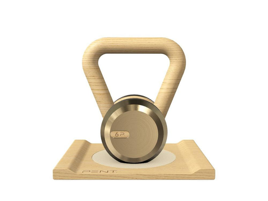 Custom KETTLEBELLS WITH A WOODEN STAND - Ref: ITDJBF