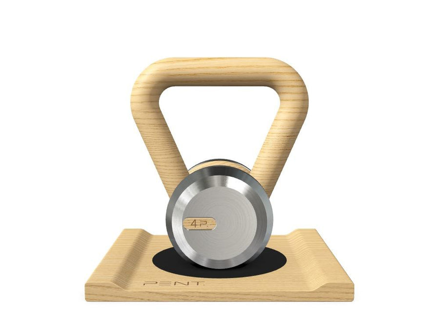 Custom KETTLEBELL WITH A WOODEN STAND - Ref: MTMSAI