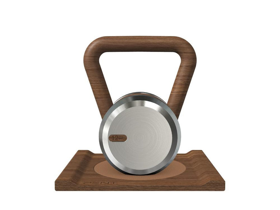 Custom KETTLEBELL WITH A WOODEN STAND - Ref: NET2W2