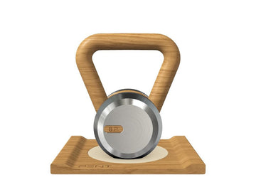 Custom KETTLEBELL WITH A WOODEN STAND - Ref: O4KI3D