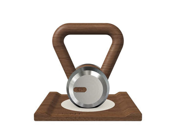 Custom KETTLEBELL WITH A WOODEN STAND - Ref: PGVSFP