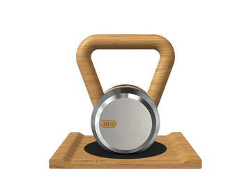 Custom KETTLEBELLS WITH A WOODEN STAND - Ref: R2F6FB